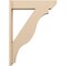 Ekena Millwork 7 1/2-in W x 32-in D x 44-in H Funston Slat Rough Cedar Woodgrain TimberThane Outlooker, Primed Tan OUTUR075X32X44FST24RCPR - alternate 4